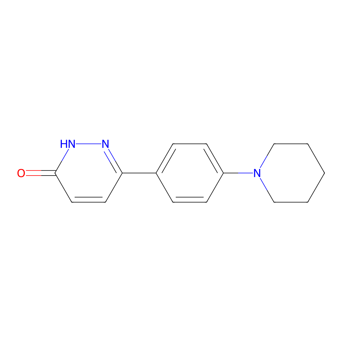 6-(4-Piperidin-1-ylphenyl)pyridazin-3-ol molecular structure, CAS 1105194-05-5