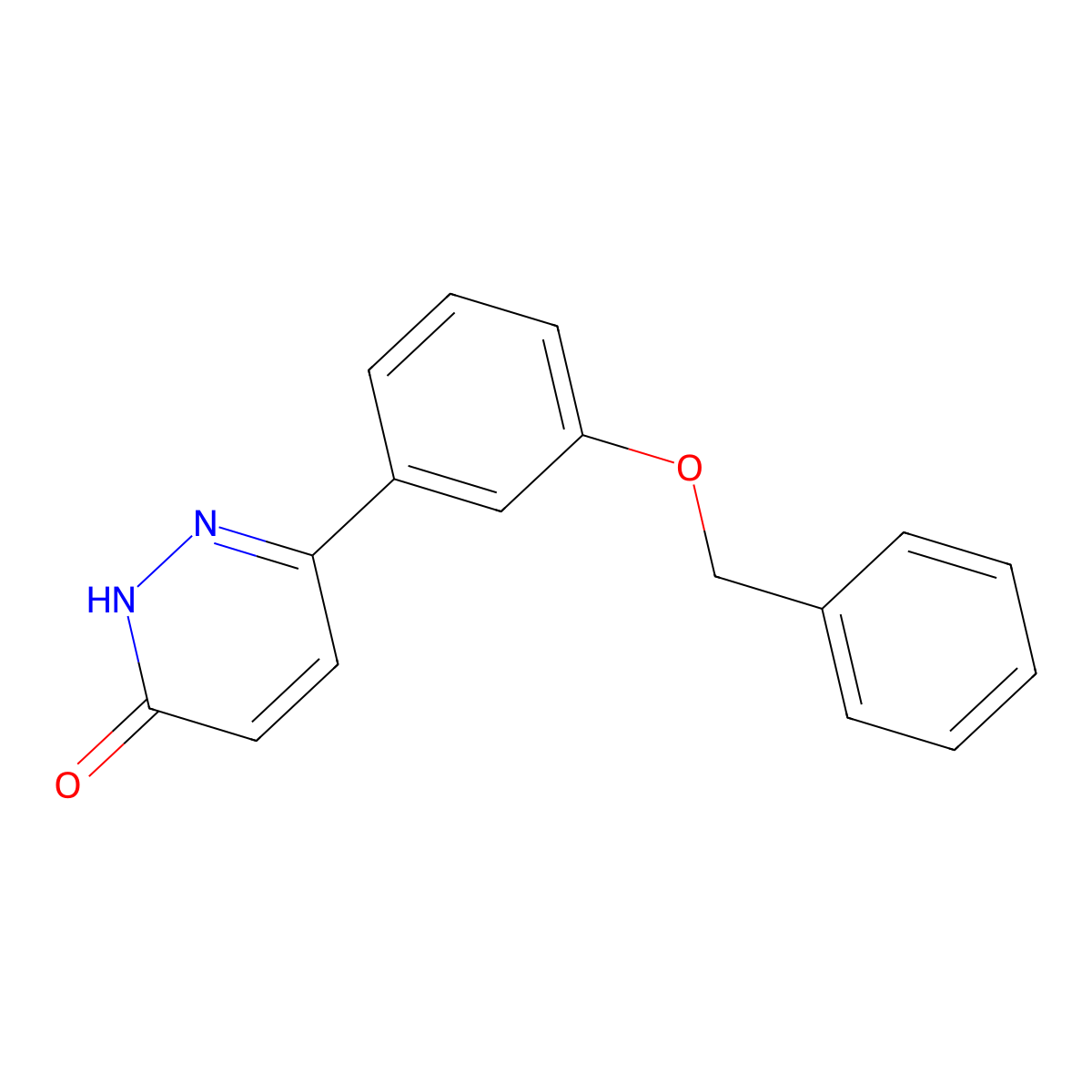 6-[3-(Benzyloxy)phenyl]pyridazin-3-ol molecular structure, CAS 1105194-25-9