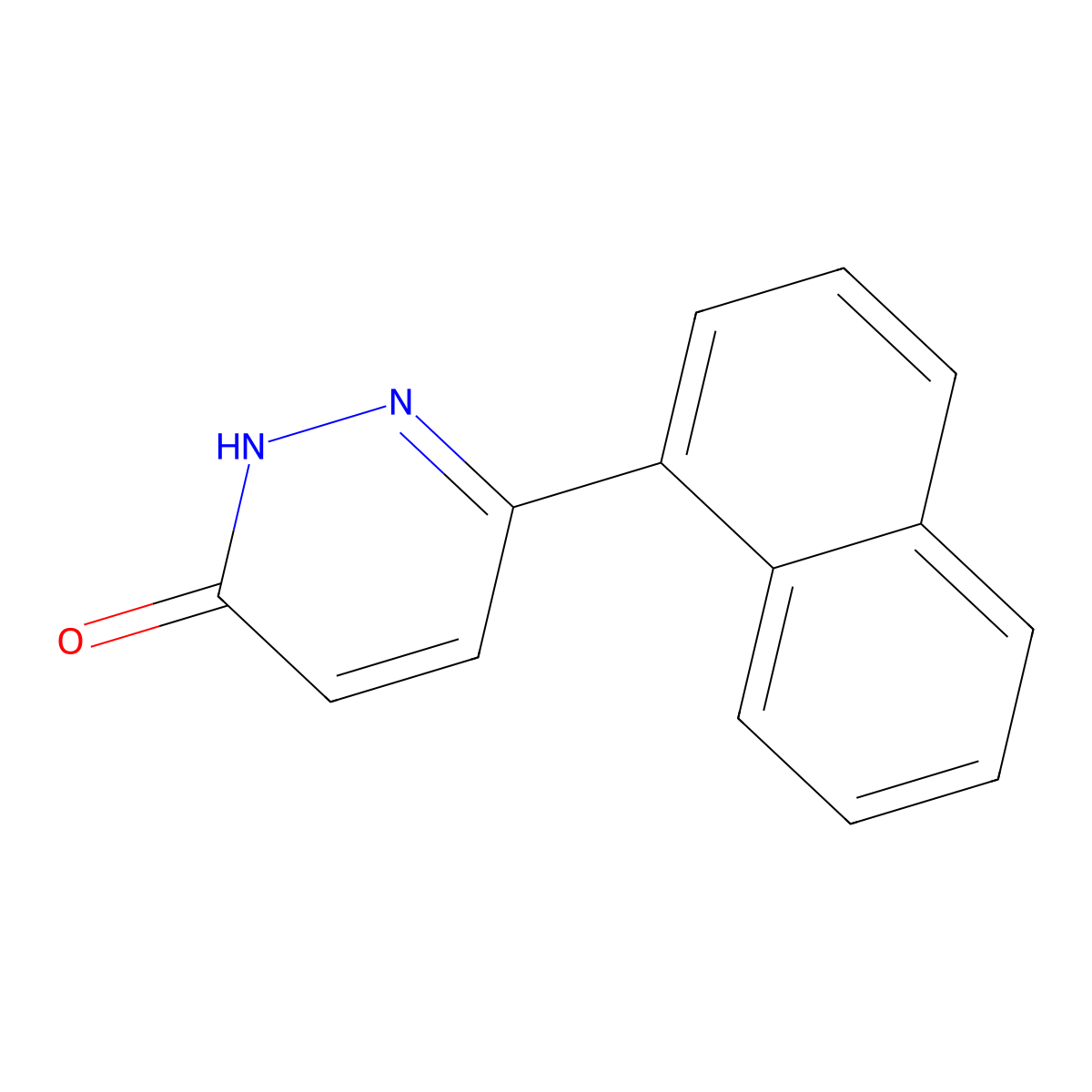 6-(1-Naphthyl)pyridazin-3(2H)-one molecular structure, CAS 1105194-30-6
