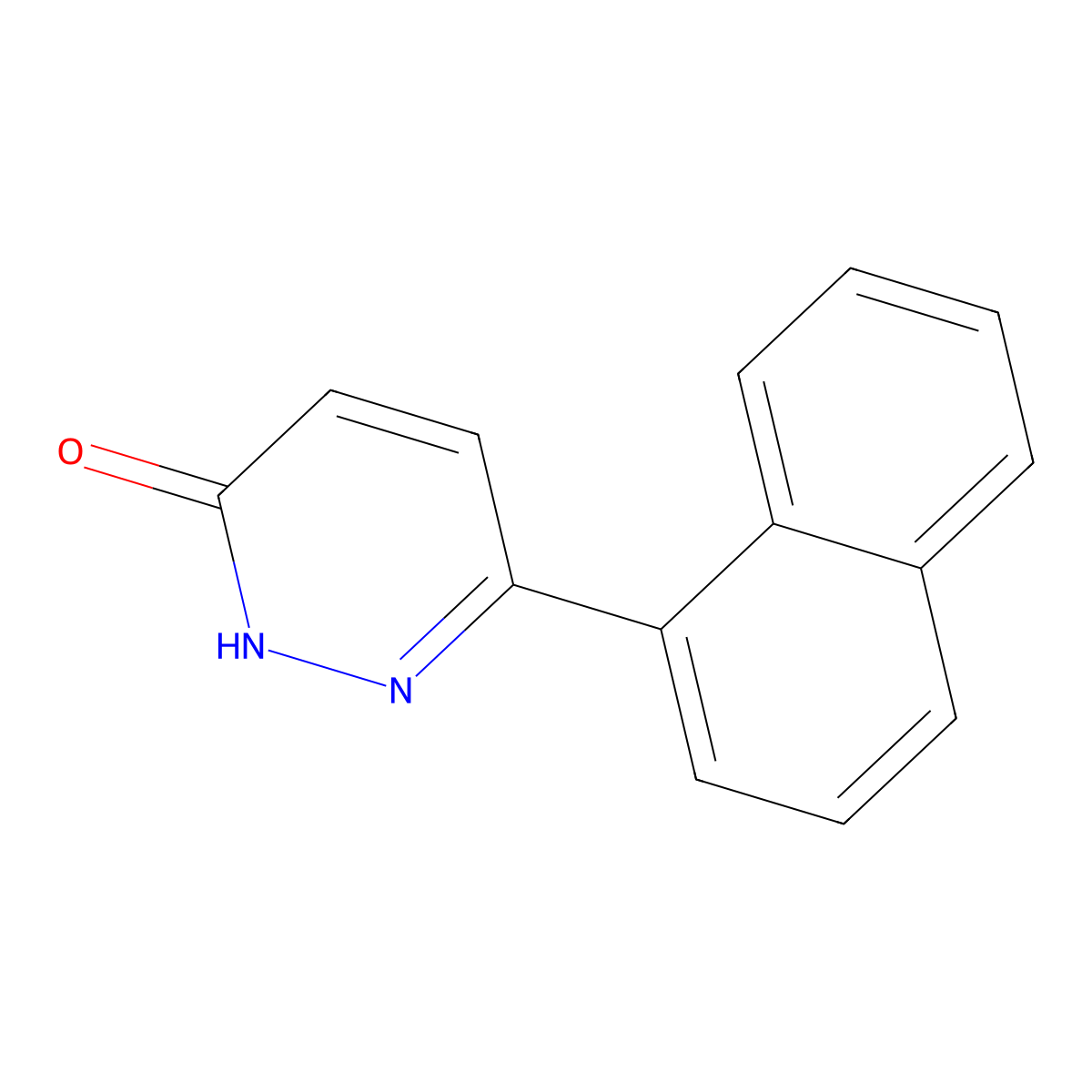 6-(1-Naphthyl)pyridazin-3(2H)-one molecular structure, CAS 1105194-30-6