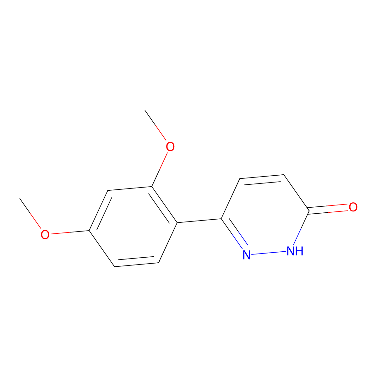 6-(2,4-Dimethoxyphenyl)pyridazin-3-ol molecular structure, CAS 1105194-34-0