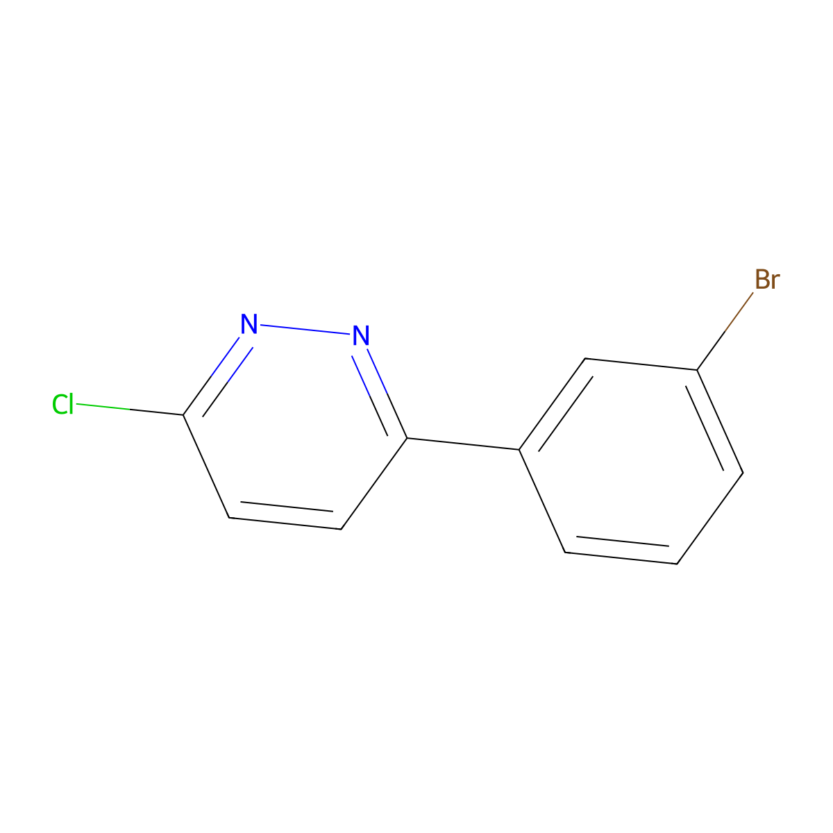 3-(3-Bromophenyl)-6-chloropyridazine molecular structure, CAS 1105194-46-4