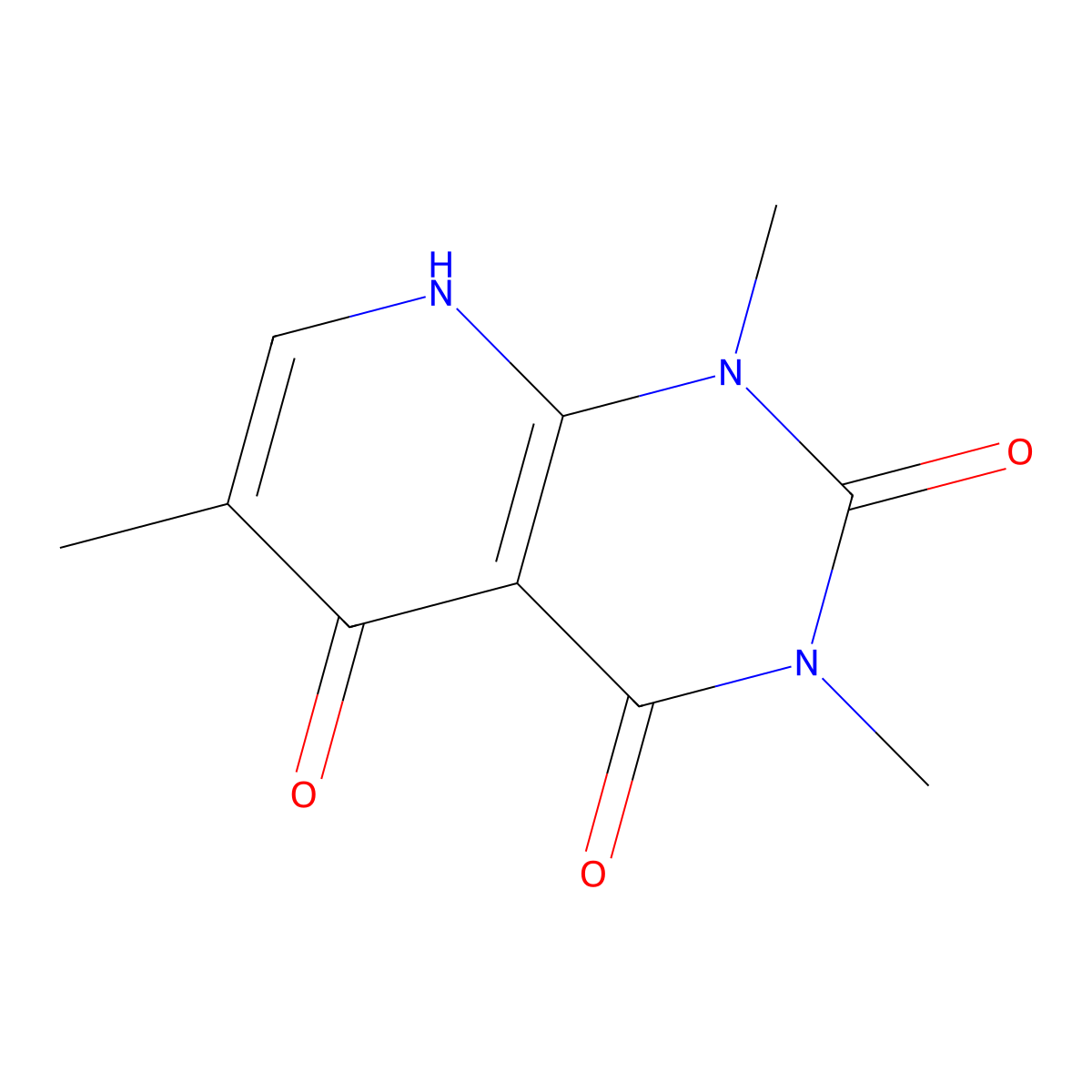 5-hydroxy-1,3,6-trimethylpyrido[2,3-d]pyrimidine-2,4(1H,3H)-dione molecular structure, CAS 1105195-80-9