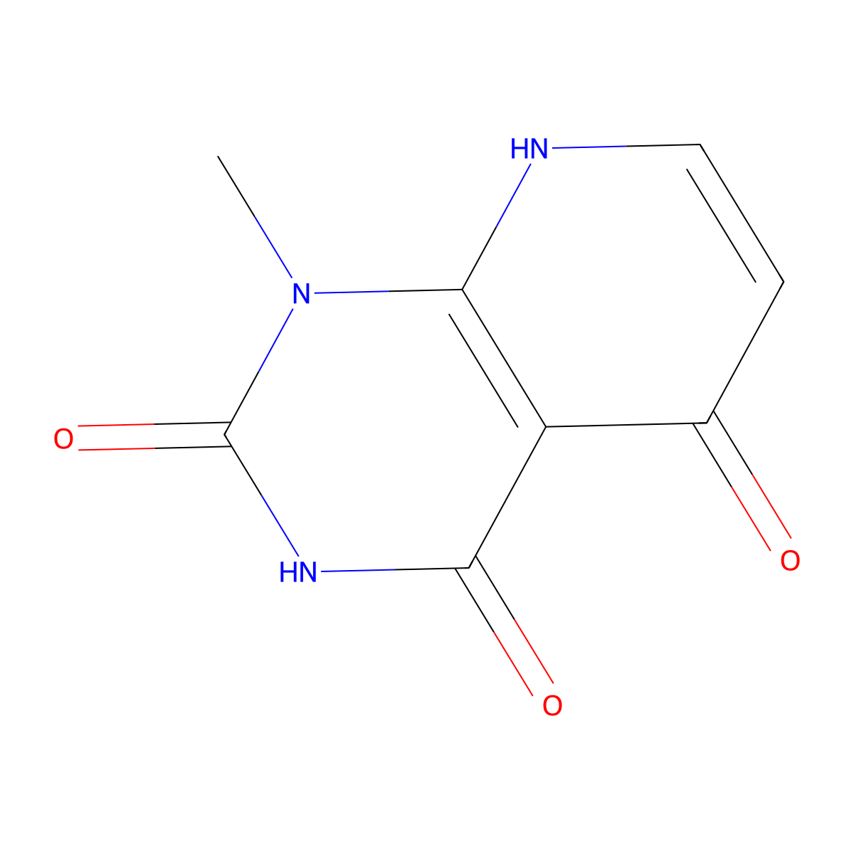 5-hydroxy-1-methylpyrido[2,3-d]pyrimidine-2,4(1H,3H)-dione molecular structure, CAS 1105195-93-4