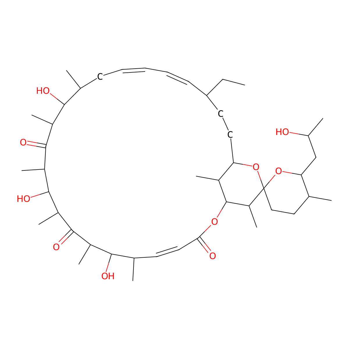 (-)-Oligomycin C molecular structure, CAS 11052-72-5