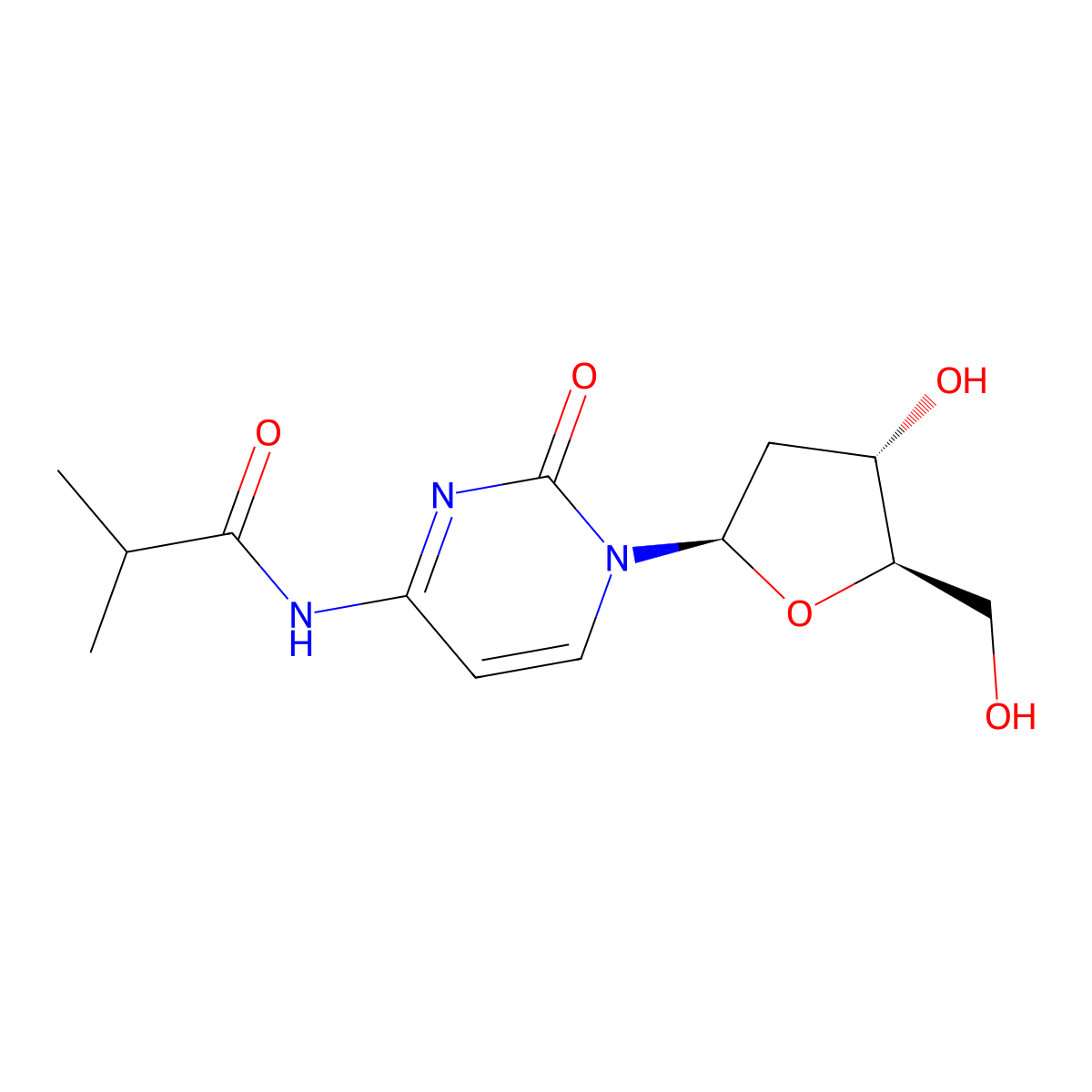 Ibu-deoxycytidine molecular structure, CAS 110522-75-3