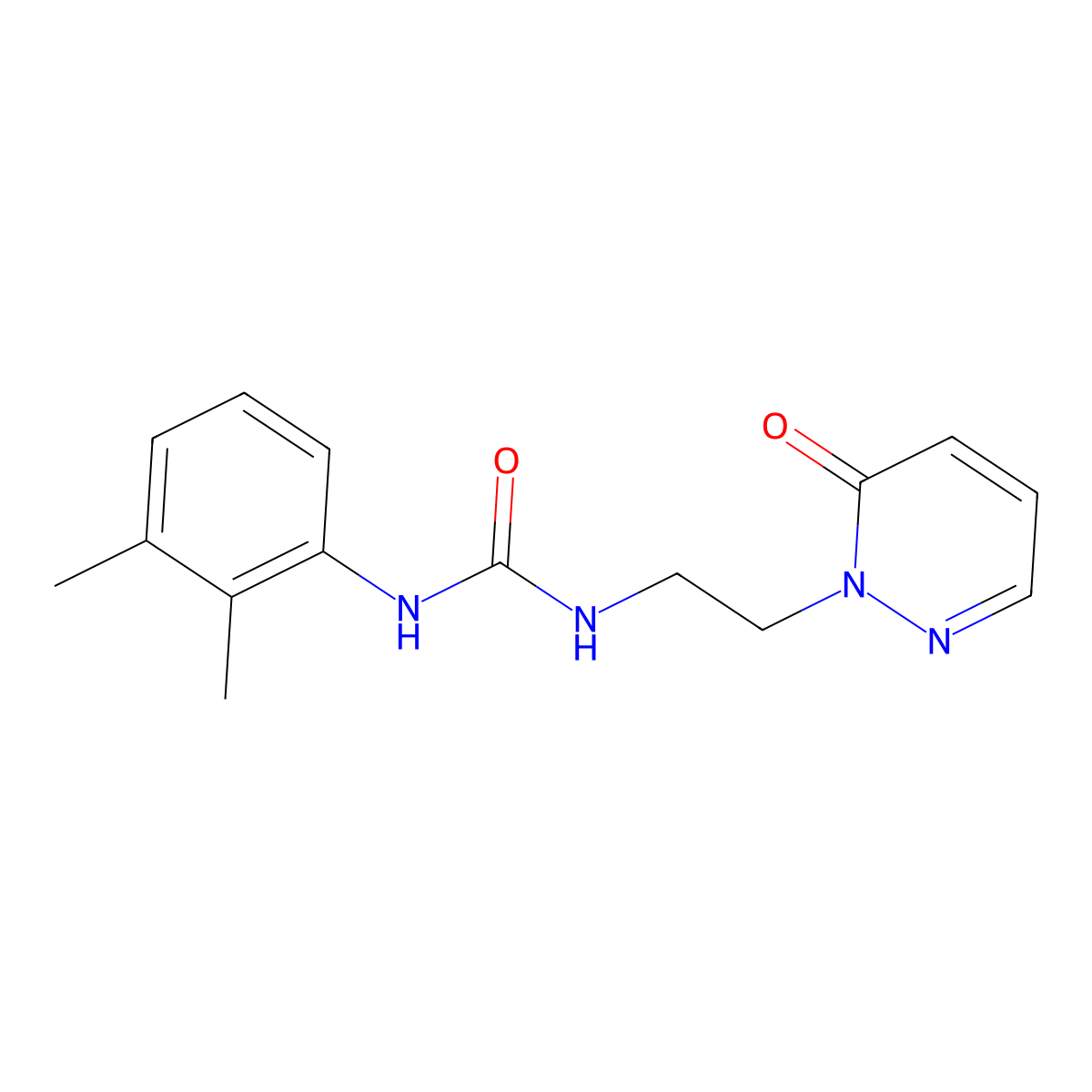 1-(2,3-dimethylphenyl)-3-(2-(6-oxopyridazin-1(6H)-yl)ethyl)urea molecular structure, CAS 1105222-22-7