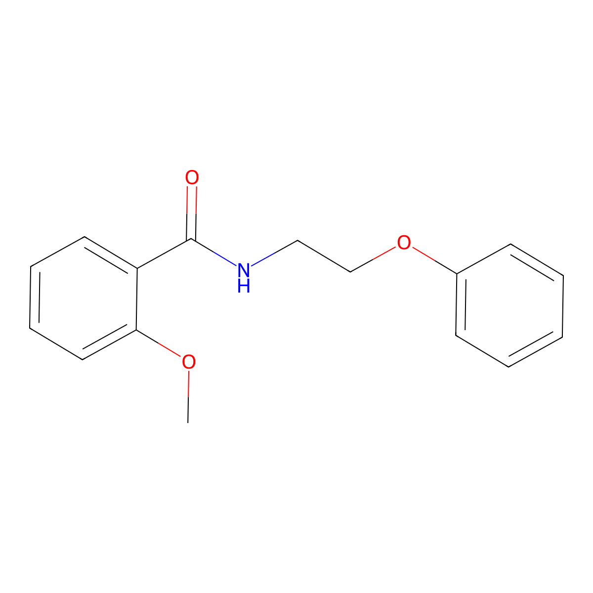 2-methoxy-N-(2-phenoxyethyl)benzamide molecular structure, CAS 1105227-21-1