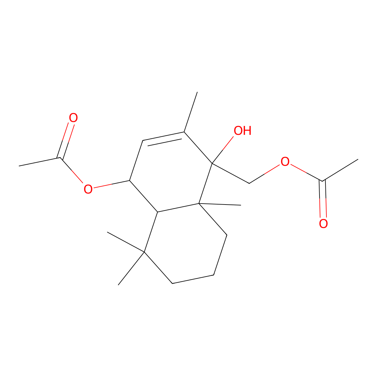 6,11-Di-O-acetylalbrassitriol molecular structure, CAS 110538-20-0
