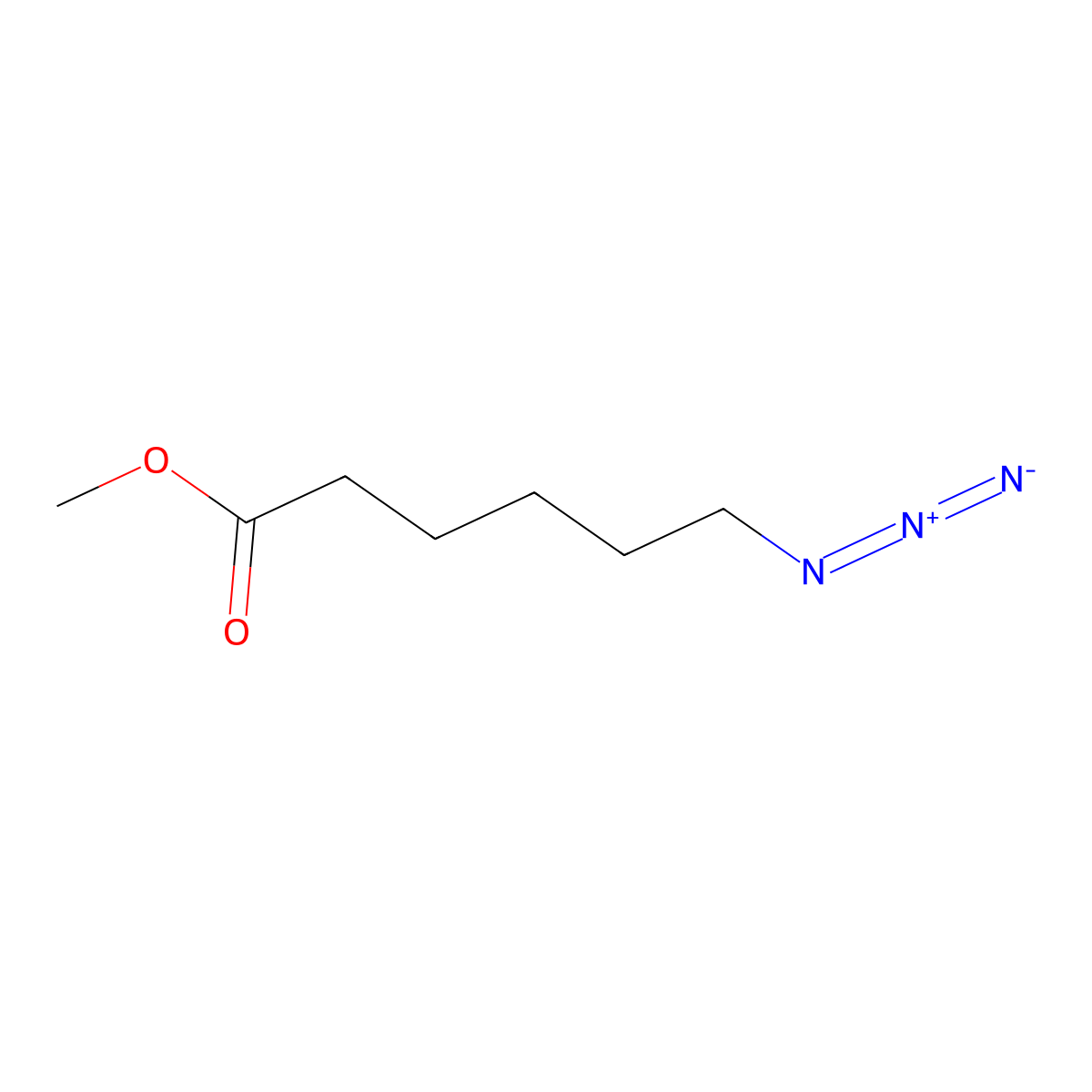 6-Azidohexanoic acid methyl ester molecular structure, CAS 110544-77-9
