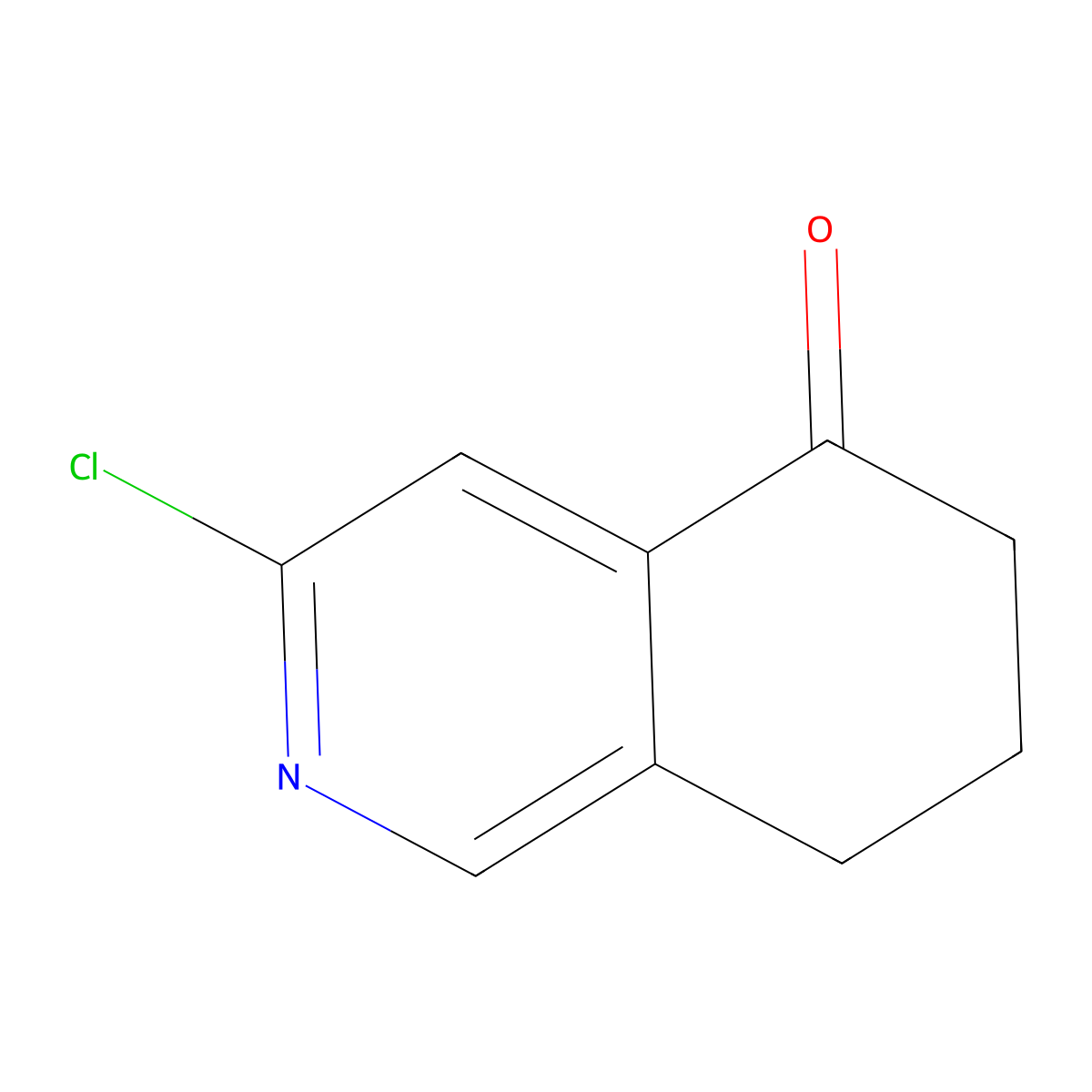 3-Chloro-5,6,7,8-tetrahydroisoquinolin-5-one molecular structure, CAS 1105662-39-2