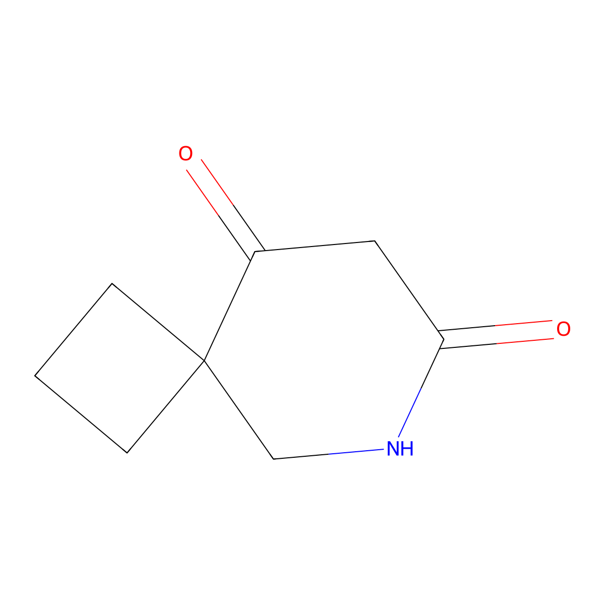 6-Azaspiro[3.5]nonane-7,9-dione molecular structure, CAS 1105664-98-9