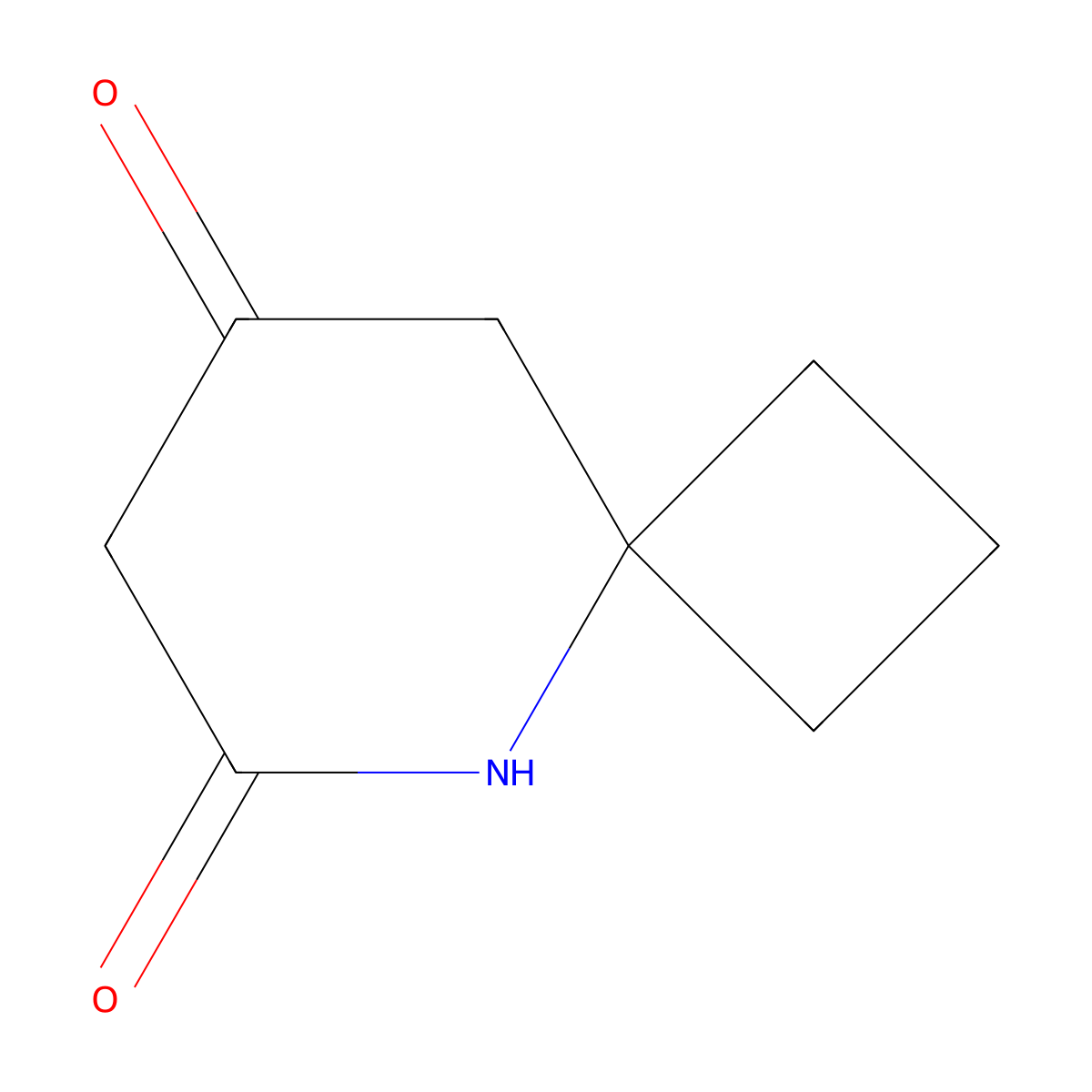 5-Azaspiro[3.5]nonane-6,8-dione molecular structure, CAS 1105665-46-0