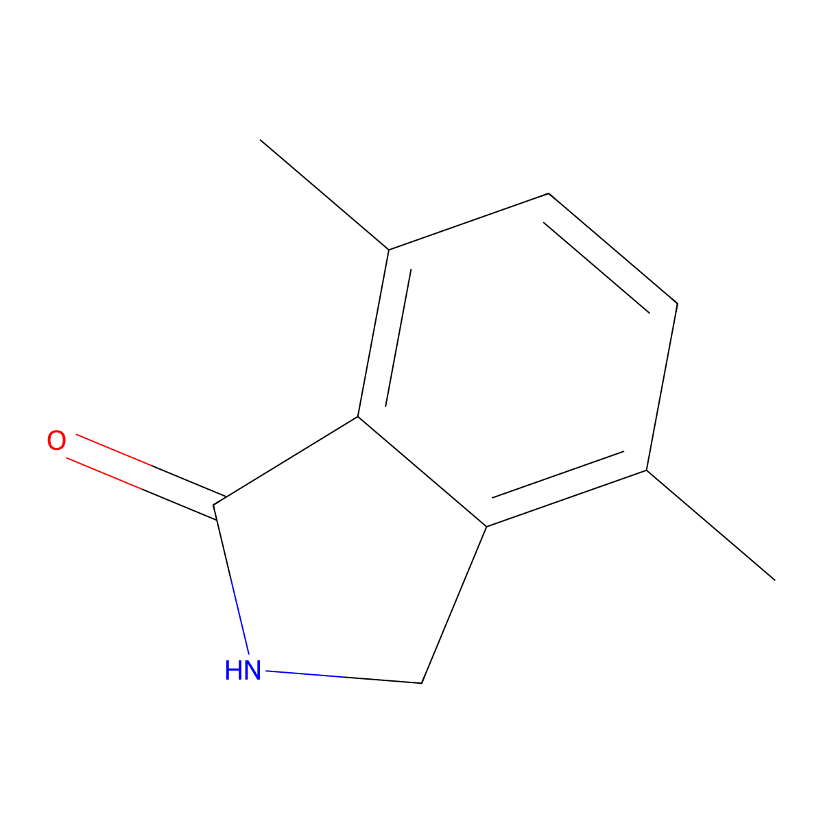 4,7-Dimethylisoindolin-1-one molecular structure, CAS 110568-66-6