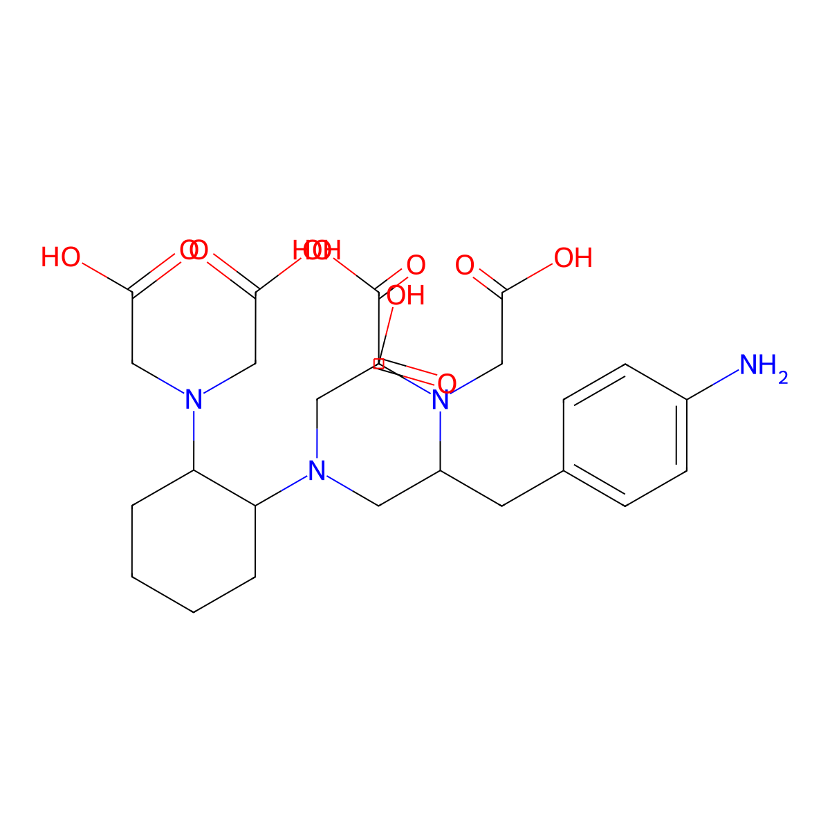 p-NH-Bn-CHX-A"-DTPA molecular structure, CAS 1105741-38-5