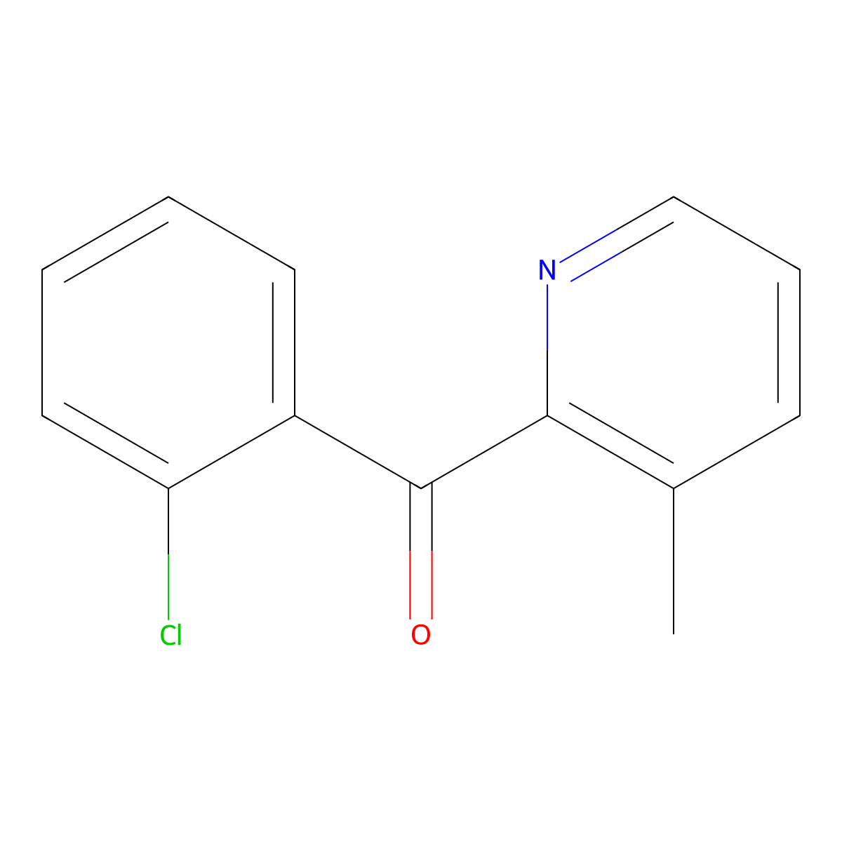 2-(2-Chlorobenzoyl)-3-methylpyridine molecular structure, CAS 1106005-46-2
