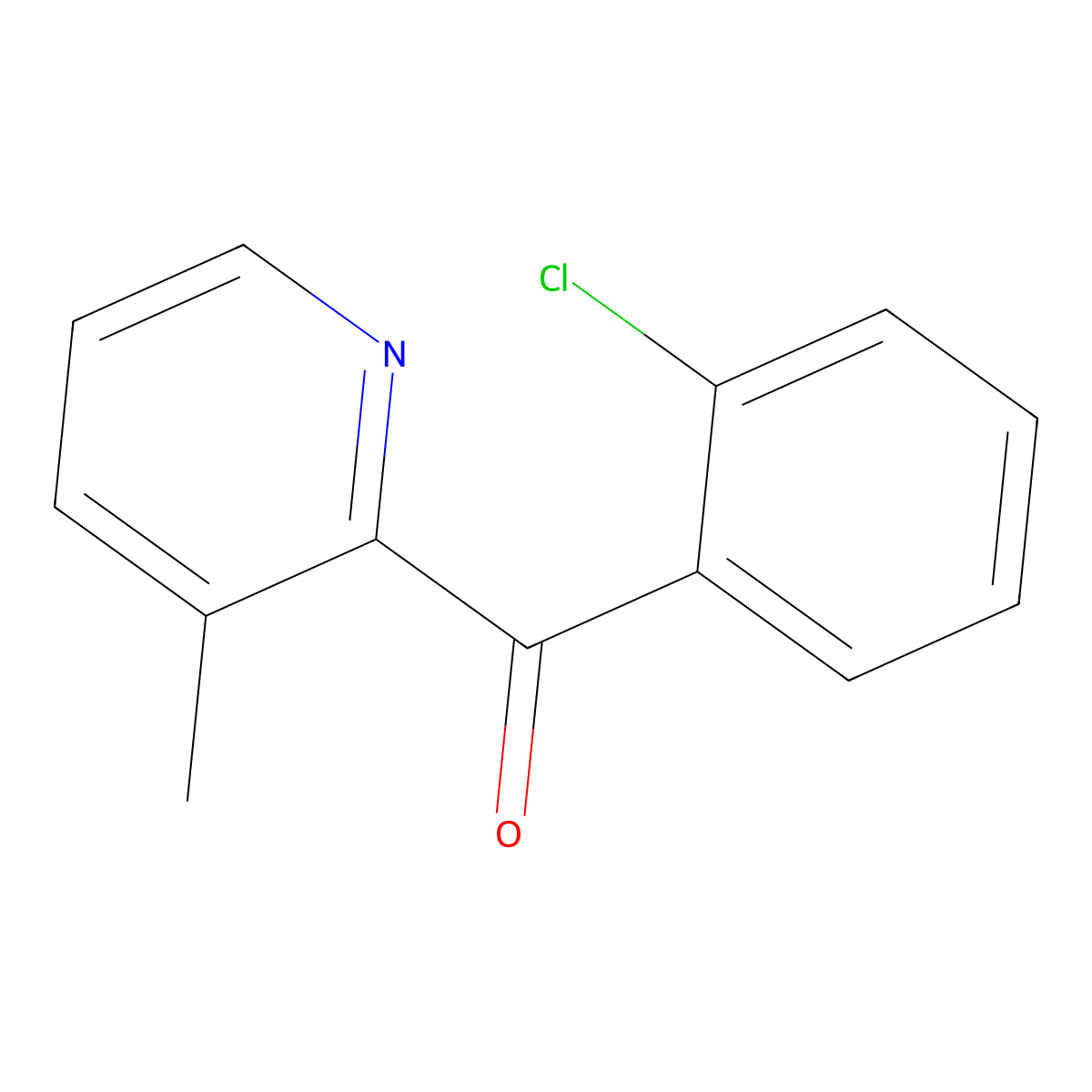 2-(2-Chlorobenzoyl)-3-methylpyridine molecular structure, CAS 1106005-46-2