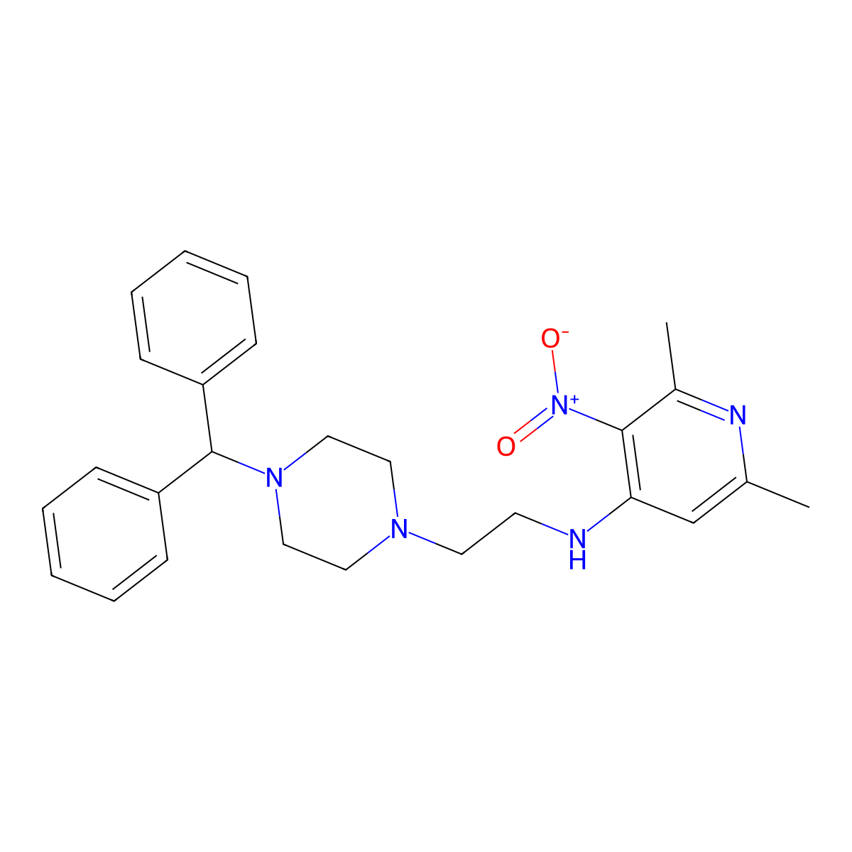 Elbanizine molecular structure, CAS 110629-41-9