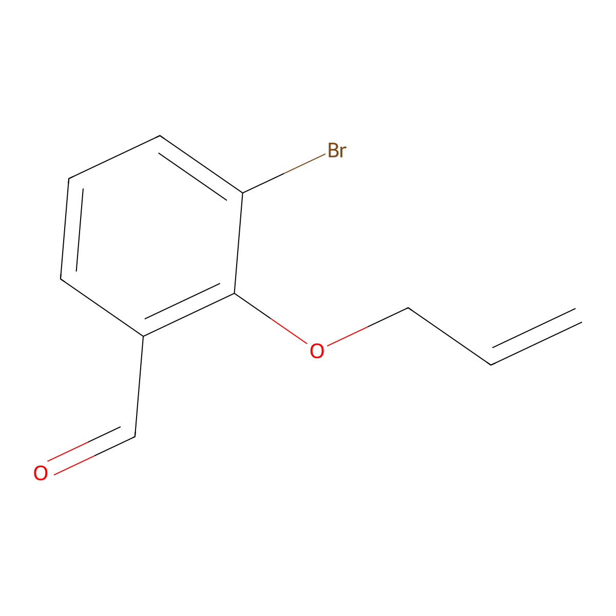3-Bromo-2-(prop-2-en-1-yloxy)benzaldehyde molecular structure, CAS 1106304-56-6