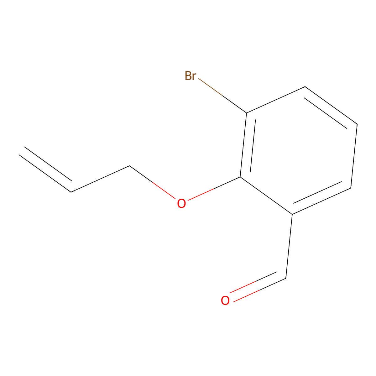 3-Bromo-2-(prop-2-en-1-yloxy)benzaldehyde molecular structure, CAS 1106304-56-6