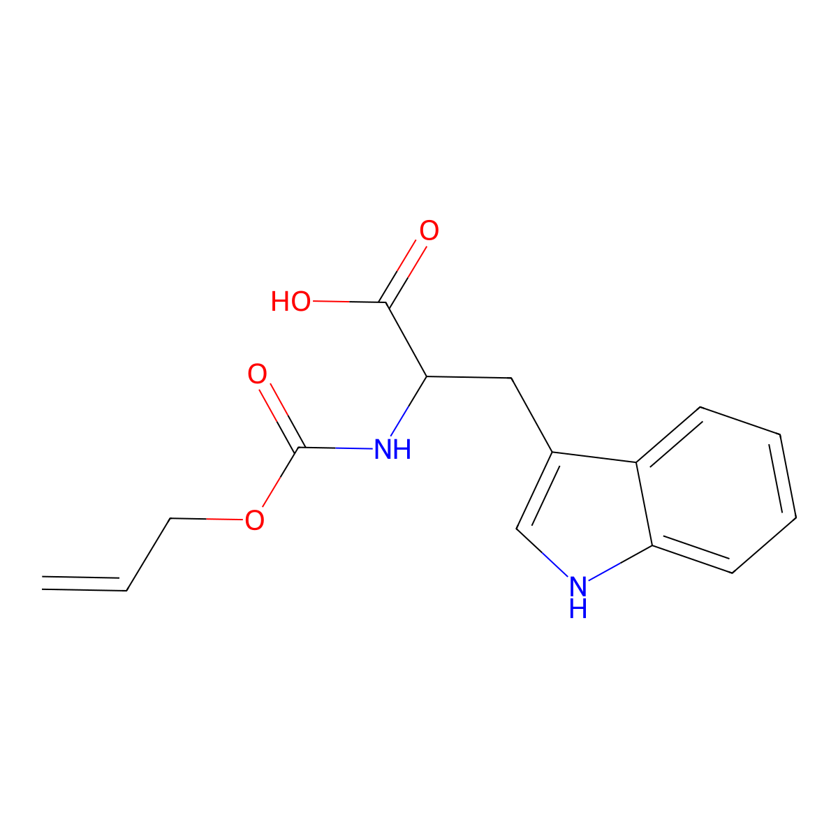 Alloc-Trp-OH molecular structure, CAS 110637-46-2