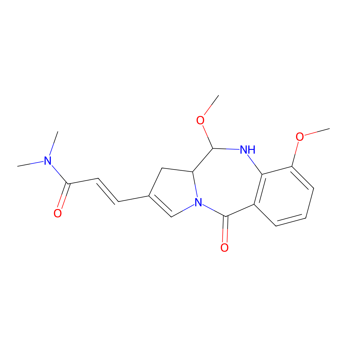 Porothramycin B molecular structure, CAS 110652-72-7