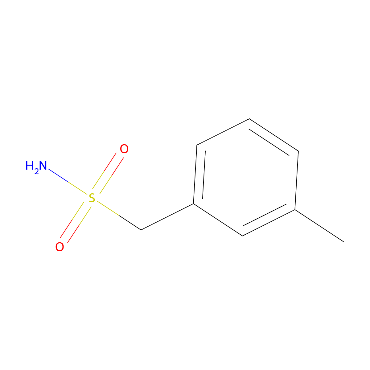 (3-Methylphenyl)methanesulfonamide molecular structure, CAS 110654-38-1