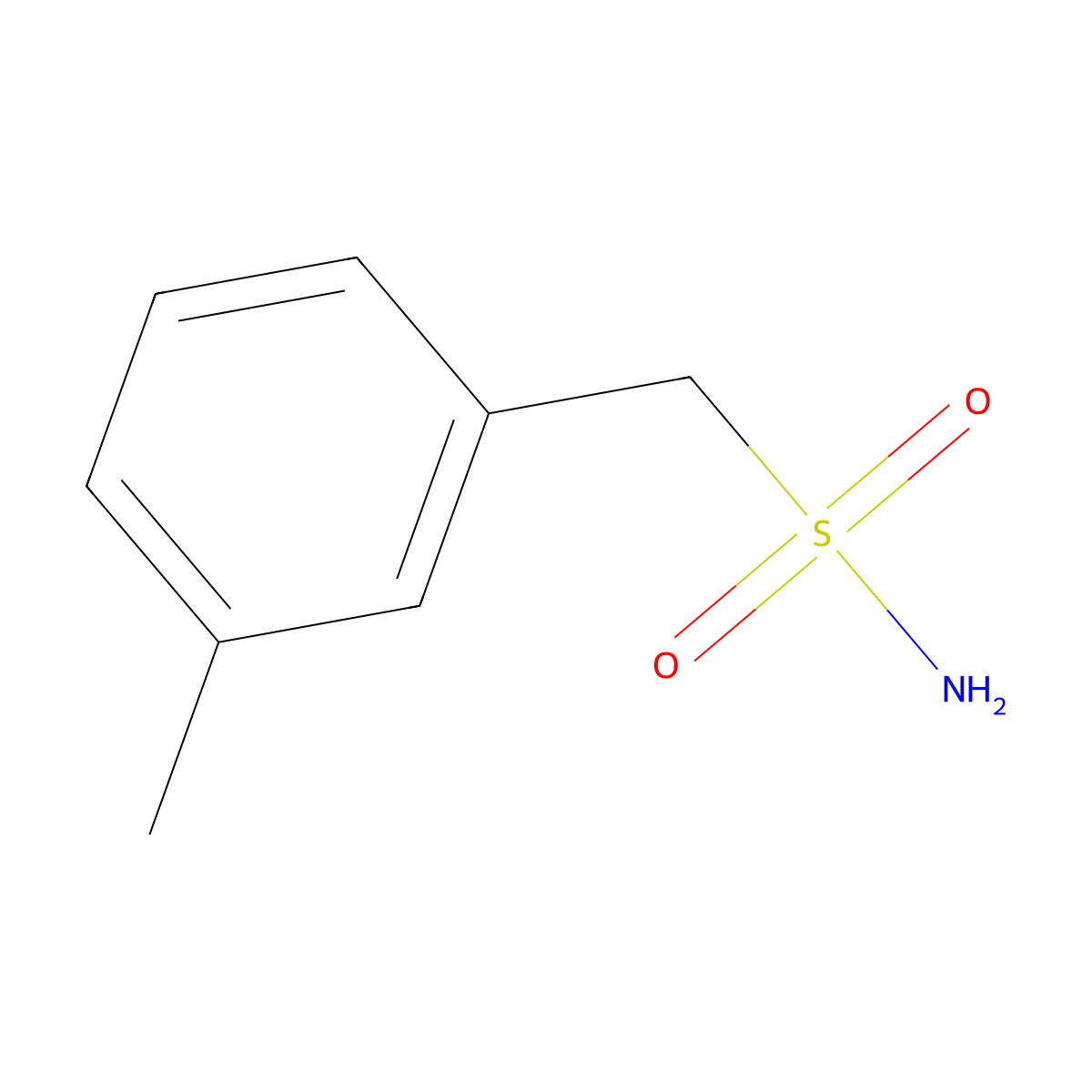 (3-Methylphenyl)methanesulfonamide molecular structure, CAS 110654-38-1