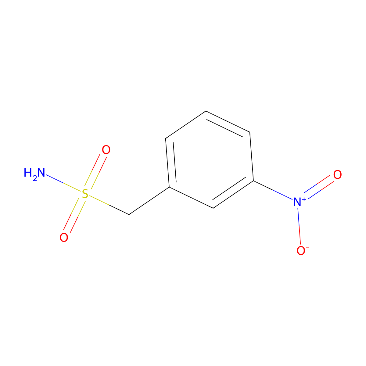 (3-Nitrophenyl)methanesulfonamide molecular structure, CAS 110654-66-5