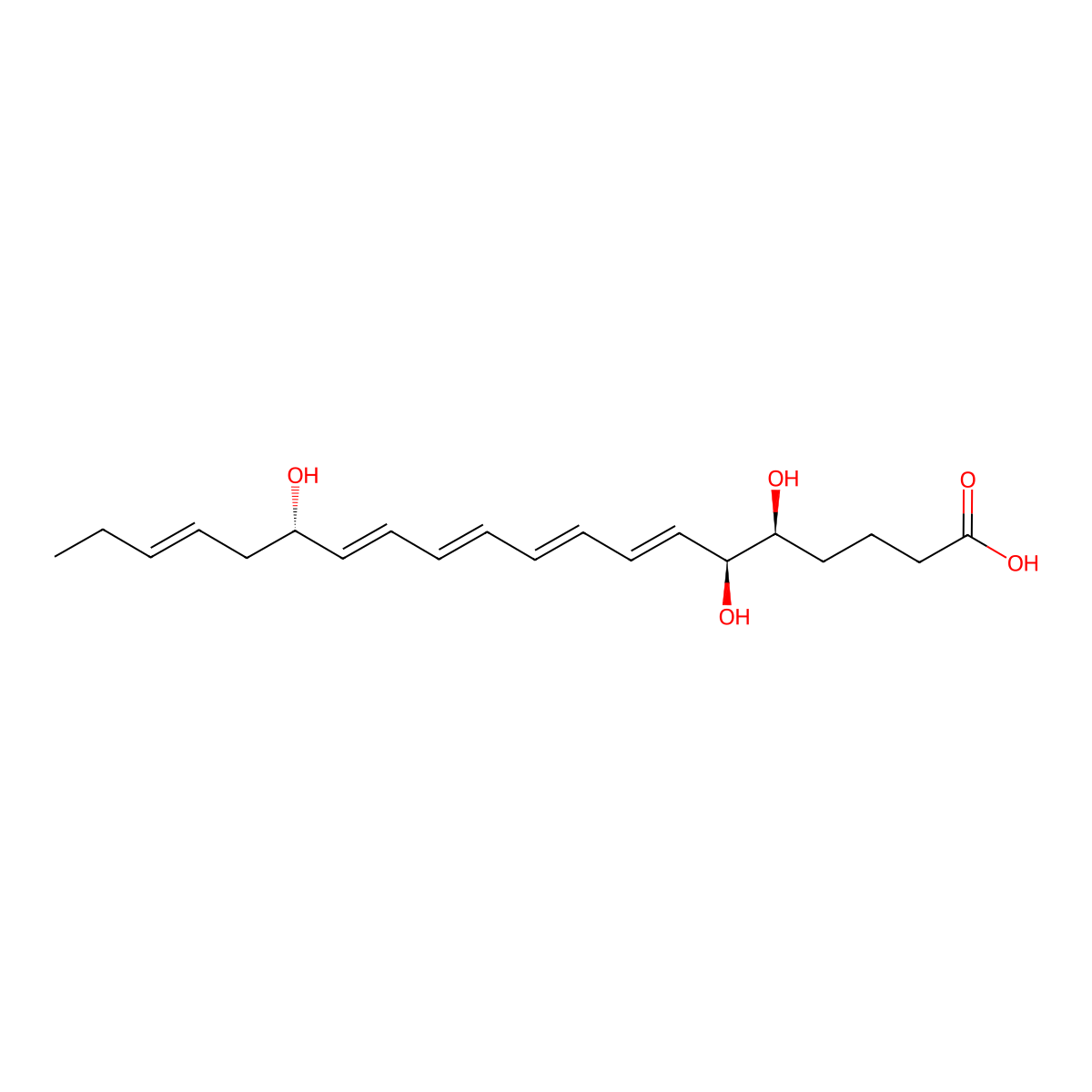 Lipoxin A5 molecular structure, CAS 110657-98-2