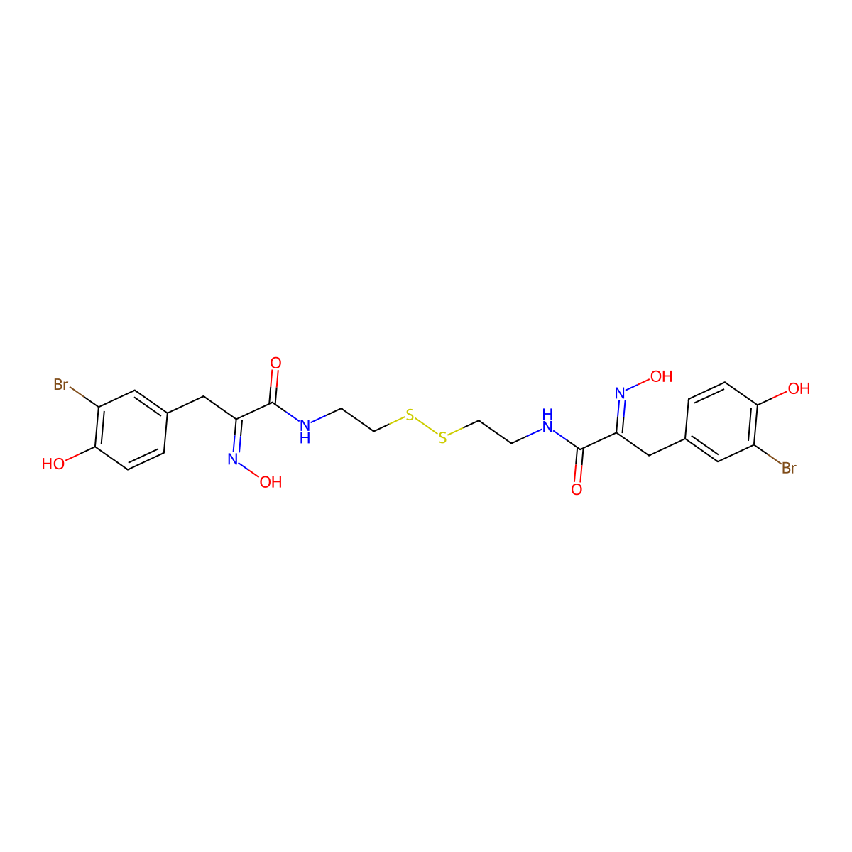 Psammaplin A molecular structure, CAS 110659-91-1