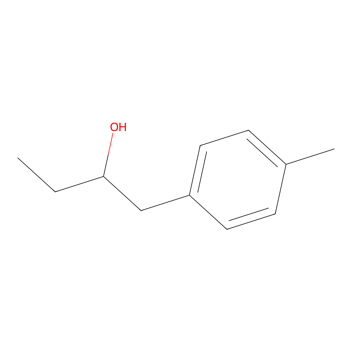 1-(4-Methylphenyl)butan-2-ol molecular structure, CAS 110661-89-7