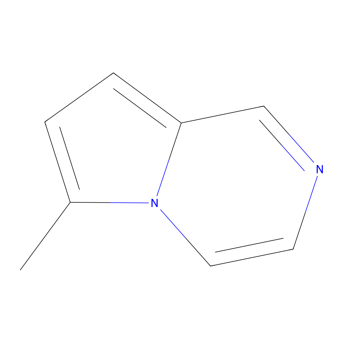 Pyrrolo[1,2-a]pyrazine, 6-methyl-(9CI) molecular structure, CAS 110674-37-8