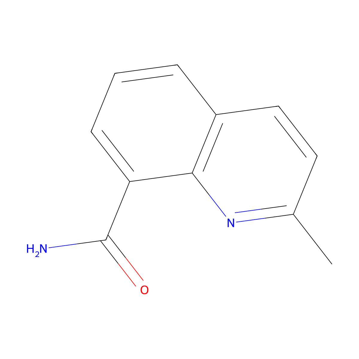 2-Methylquinoline-8-carboxamide molecular structure, CAS 1106785-15-2