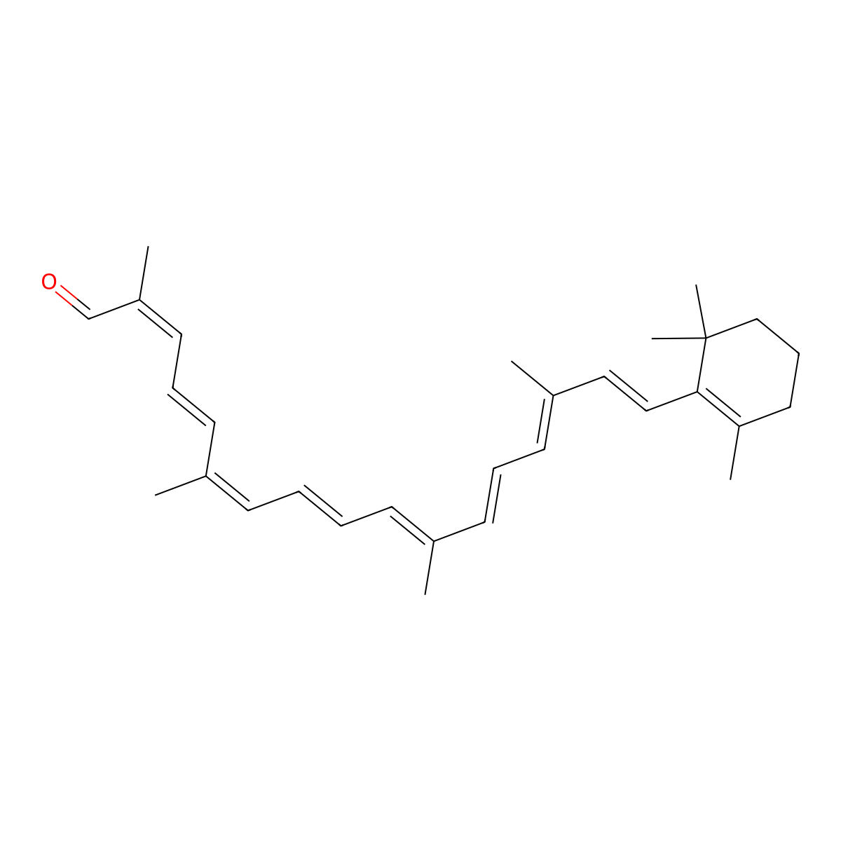 beta-apo-8'-CAROTENAL molecular structure, CAS 1107-26-2