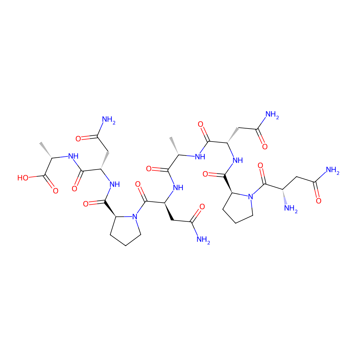 H(-Asn-Pro-Asn-Ala)2-OH molecular structure, CAS 110713-84-3