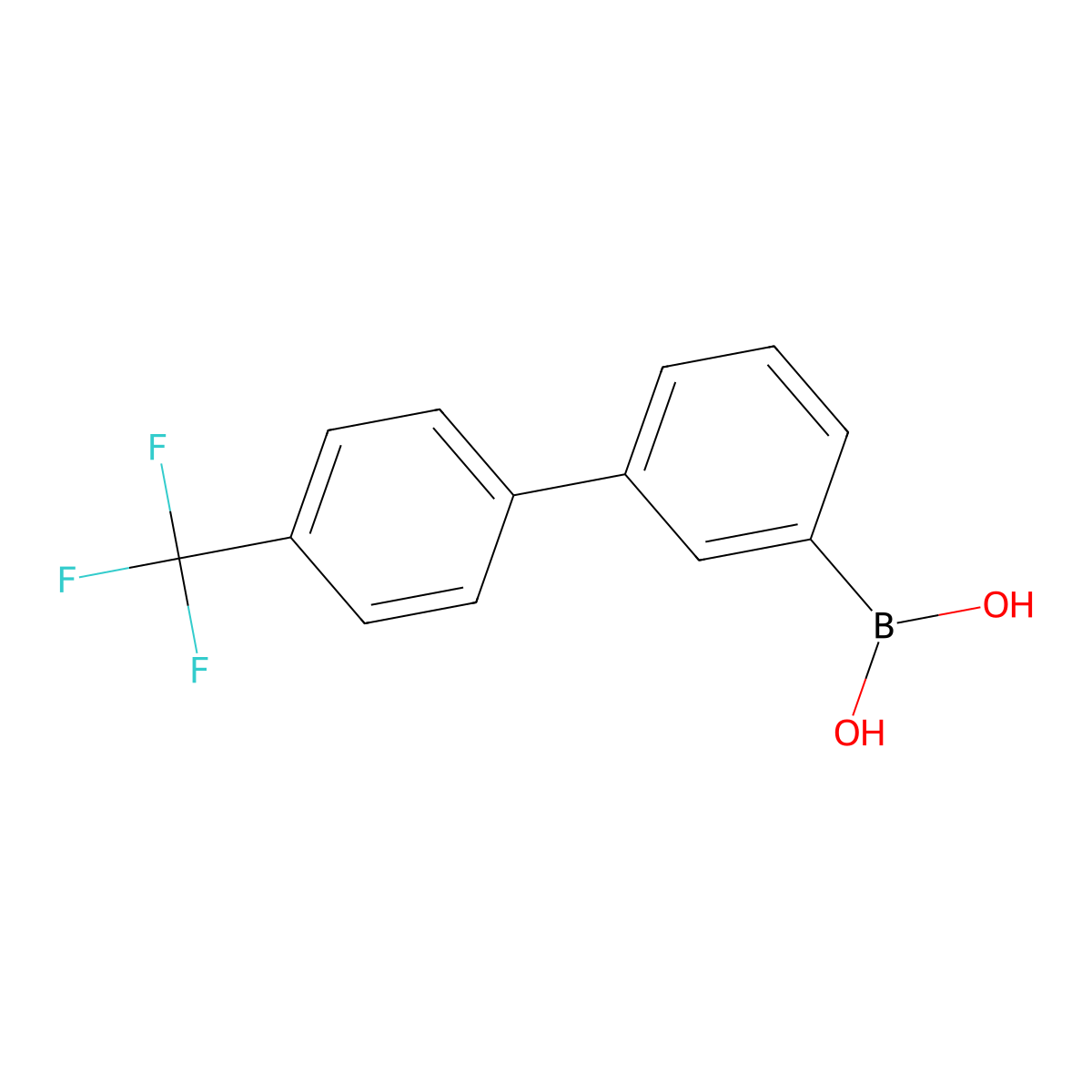 4'-(Trifluoromethyl)biphenyl-3-ylboronic acid molecular structure, CAS 1107603-45-1