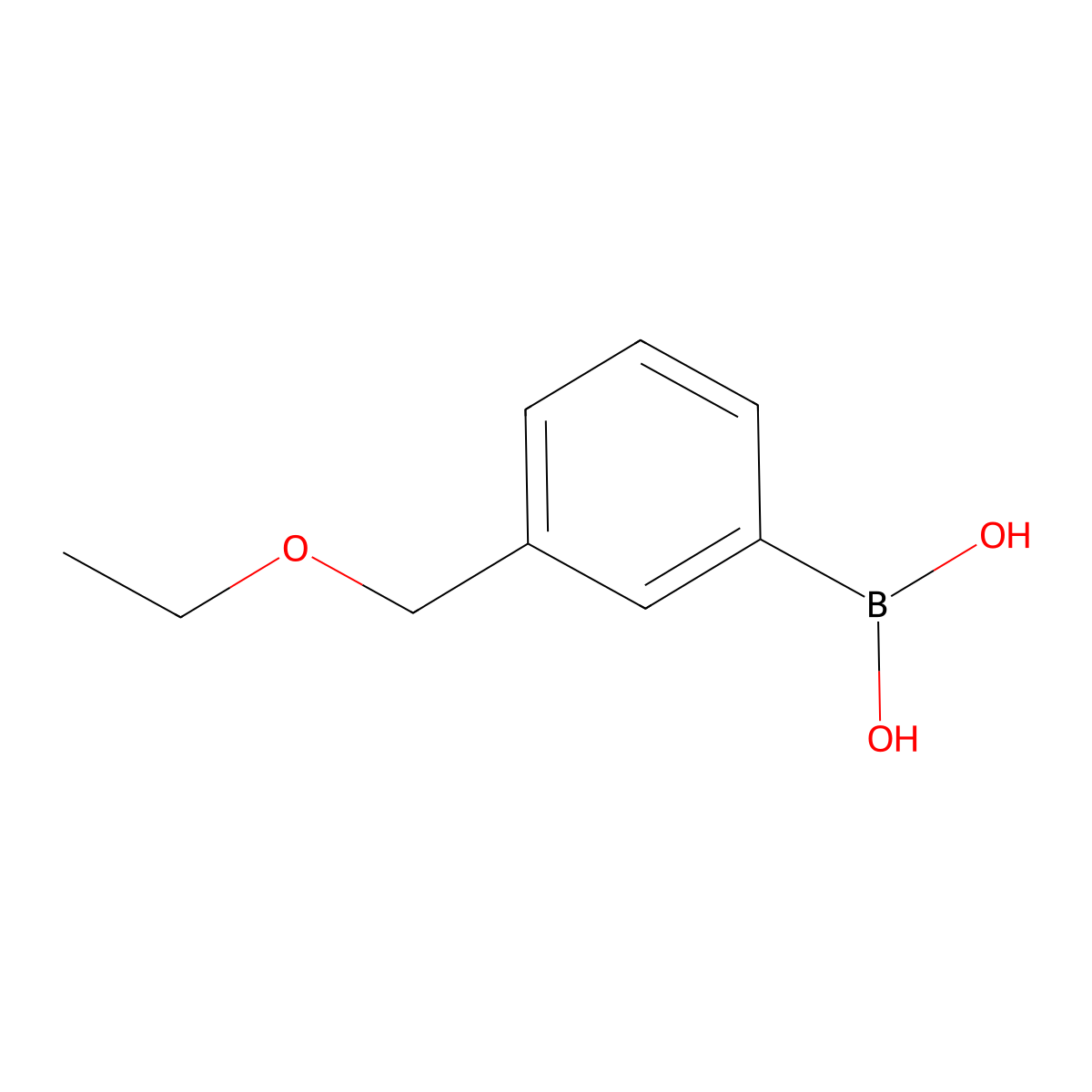 (3-(Ethoxymethyl)phenyl)boronic acid molecular structure, CAS 1107603-49-5