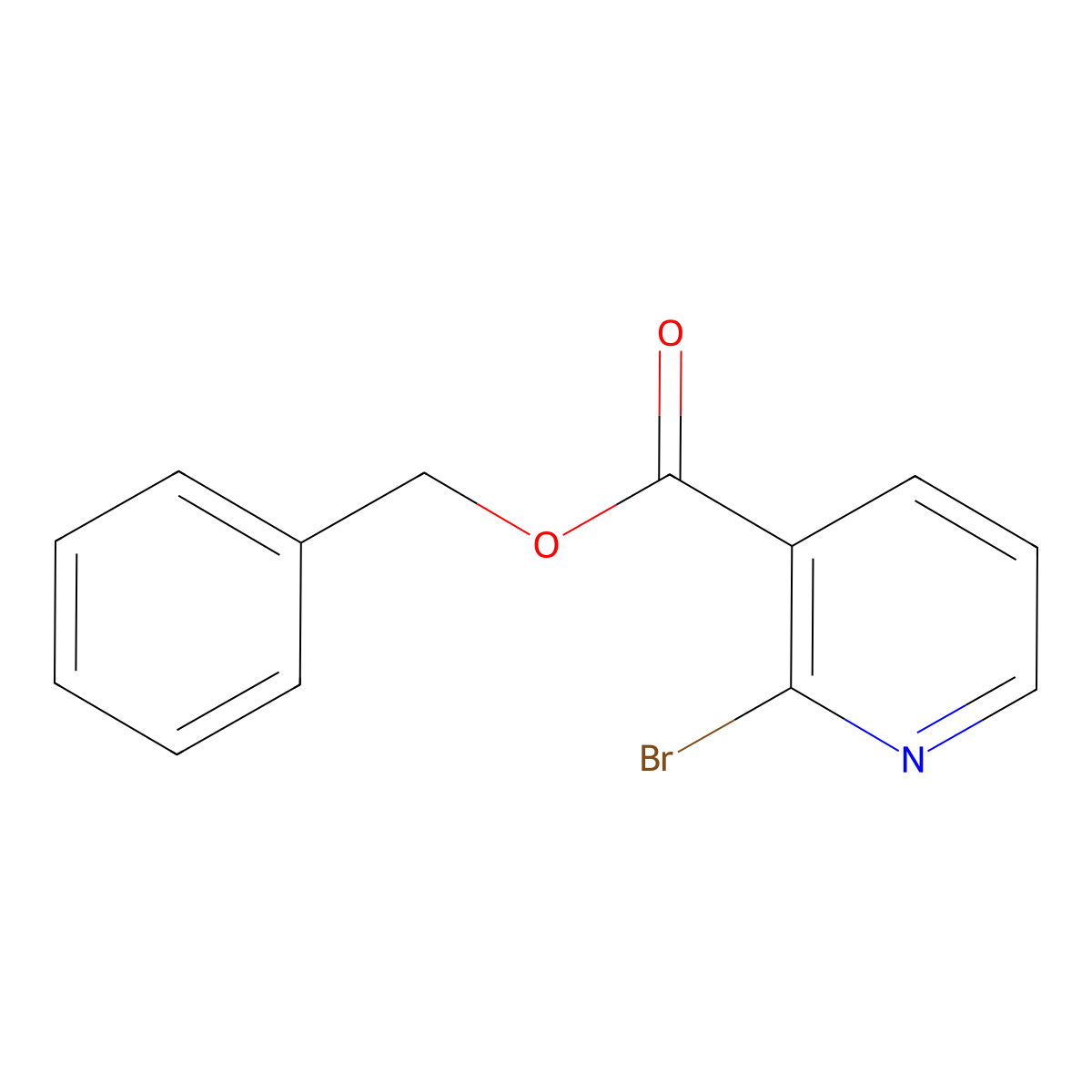 Benzyl 2-bromonicotinate molecular structure, CAS 1107646-58-1