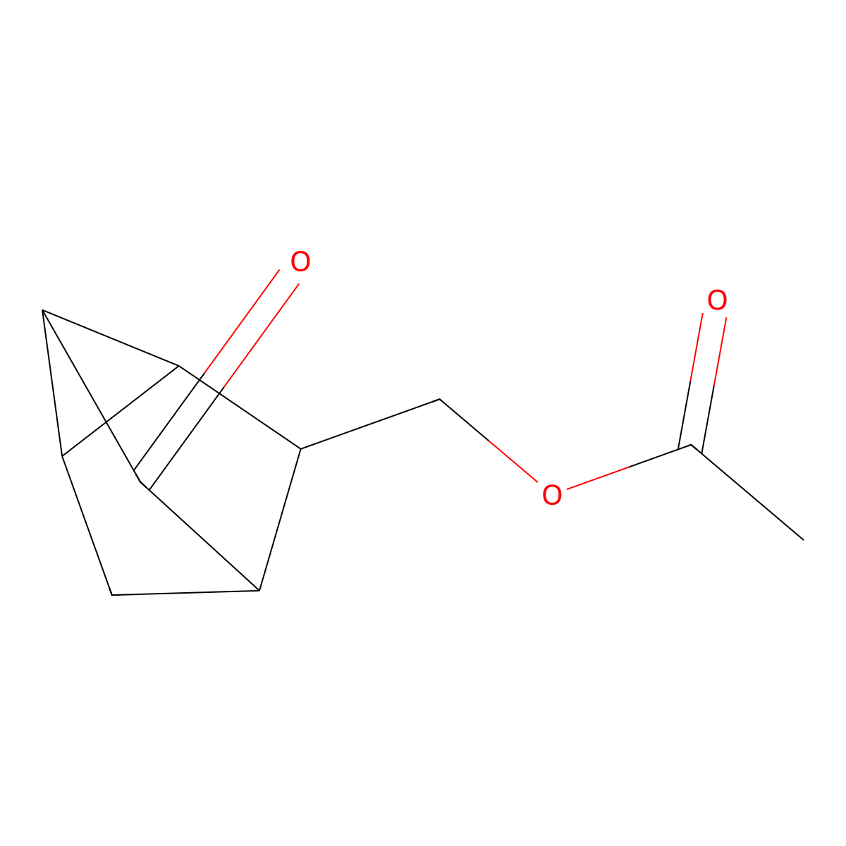 (5-Oxotricyclo[2.2.1.02,6]heptan-3-yl)methyl acetate molecular structure, CAS 110770-75-7