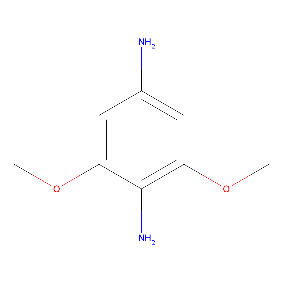 4-Amino-2,6-dimethoxyaniline molecular structure, CAS 110783-84-1