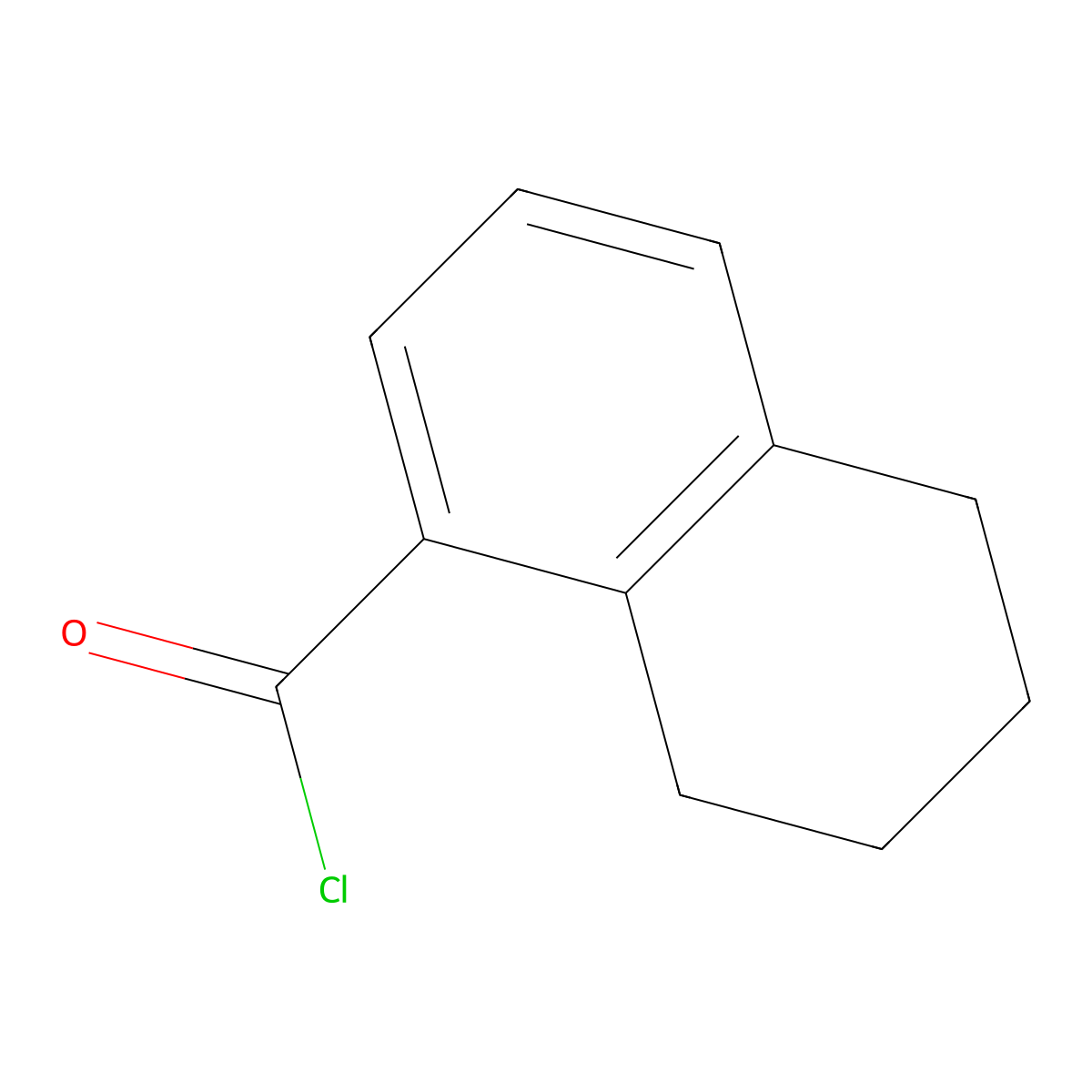 5,6,7,8-Tetrahydronaphthalene-1-carbonyl chloride molecular structure, CAS 110808-69-0