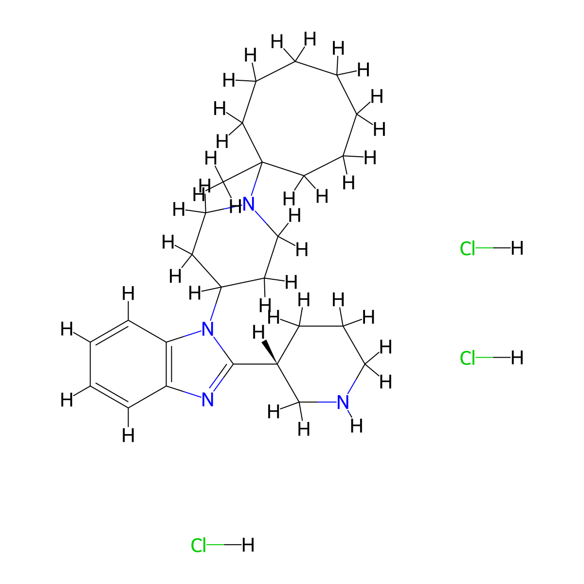 MCOPPB (triHydrochloride) molecular structure, CAS 1108147-88-1