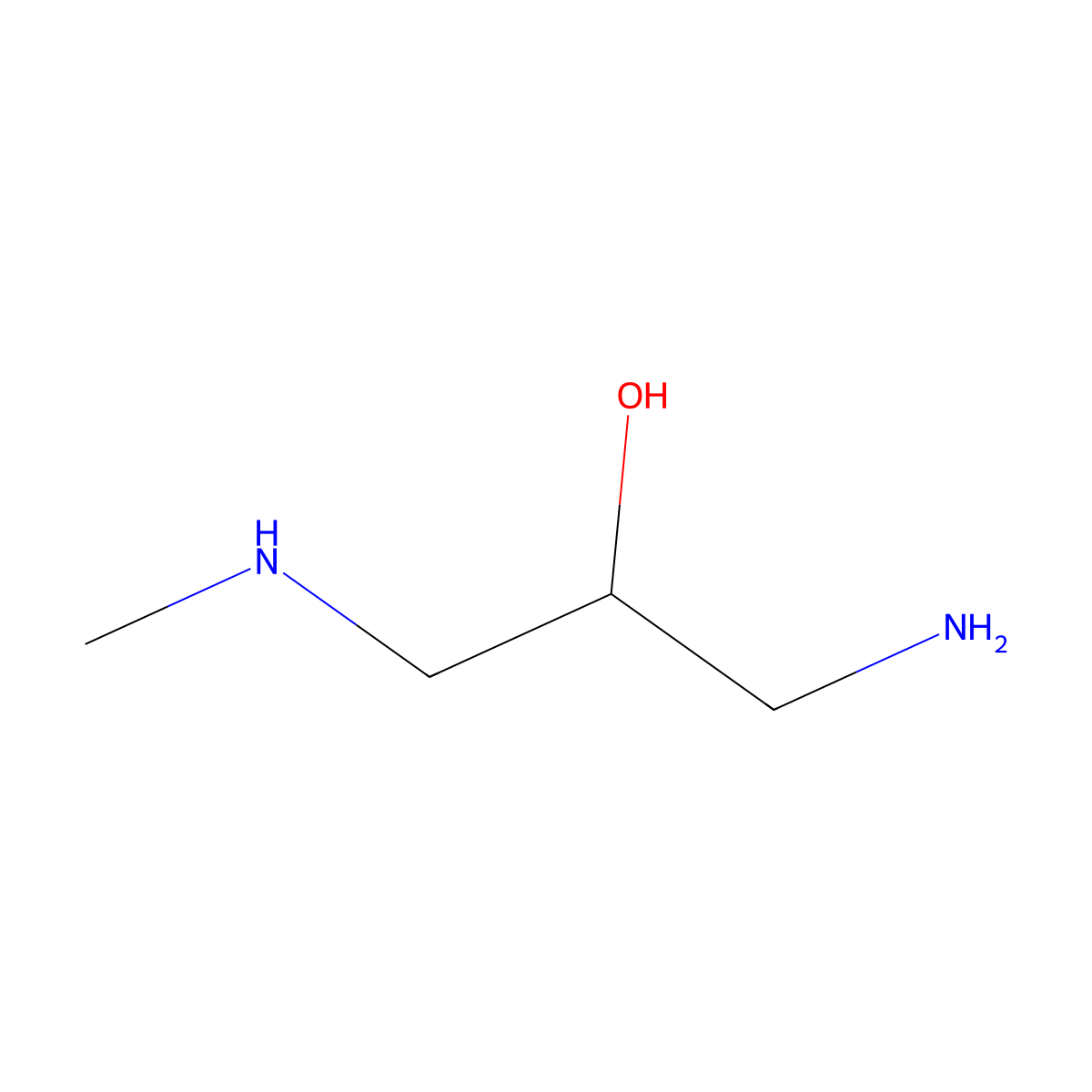 1-Amino-3-(methylamino)propan-2-ol molecular structure, CAS 110818-54-7