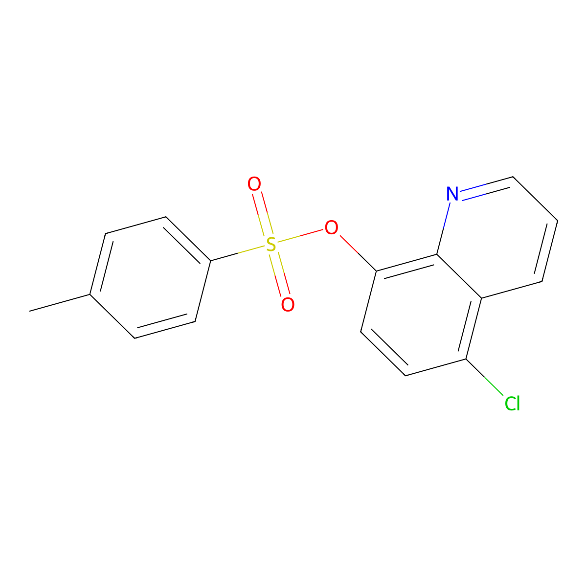 5-Chloro-8-(tosyloxy)quinoline molecular structure, CAS 1108187-77-4