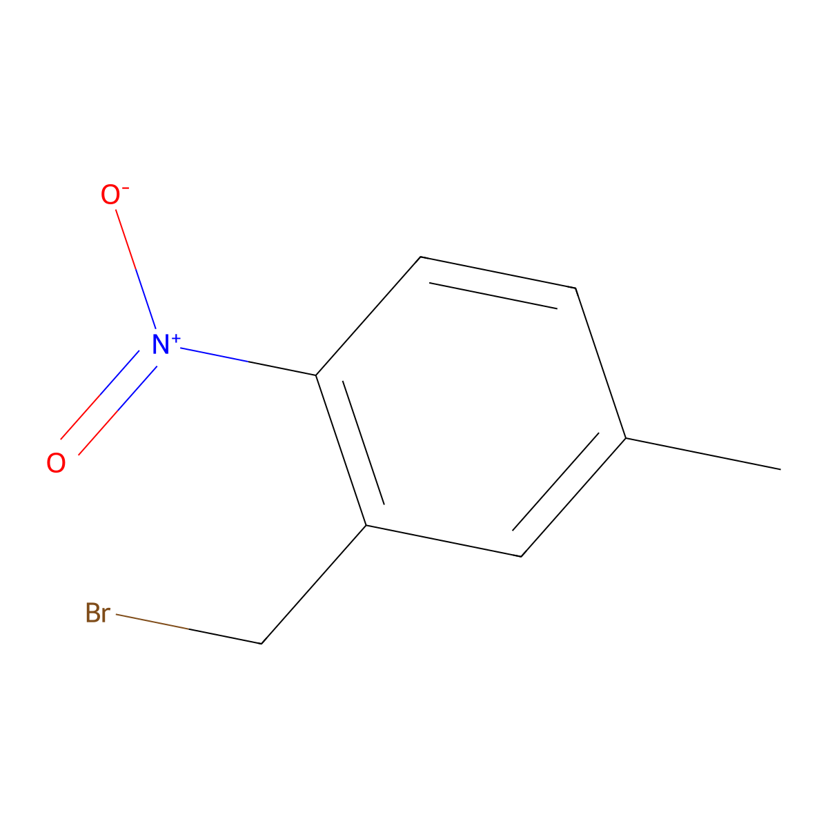 2-(Bromomethyl)-4-methyl-1-nitrobenzene molecular structure, CAS 110822-05-4