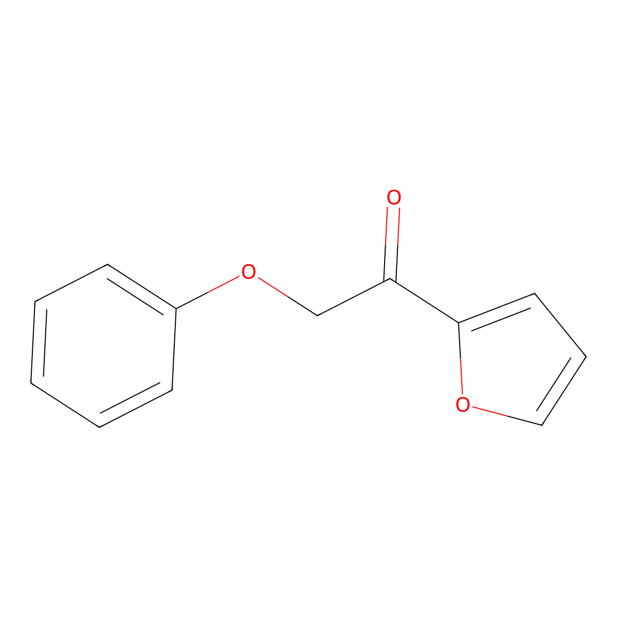 1-(Furan-2-yl)-2-phenoxyethanone molecular structure, CAS 1108233-84-6