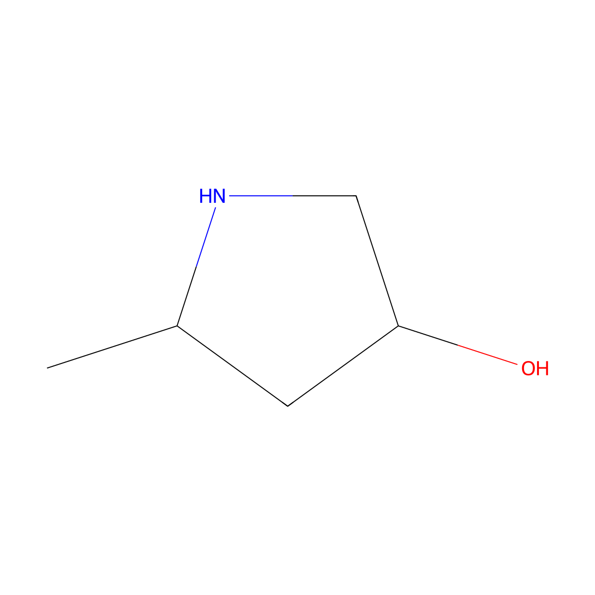 (3S,5R)-5-methylpyrrolidin-3-ol molecular structure, CAS 1108234-25-8