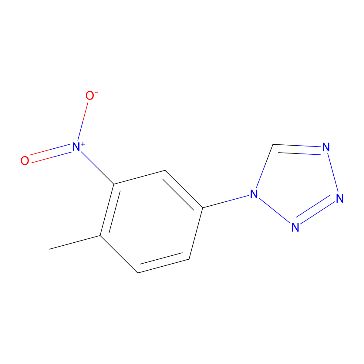 1-(4-Methyl-3-nitrophenyl)tetrazole molecular structure, CAS 110840-26-1