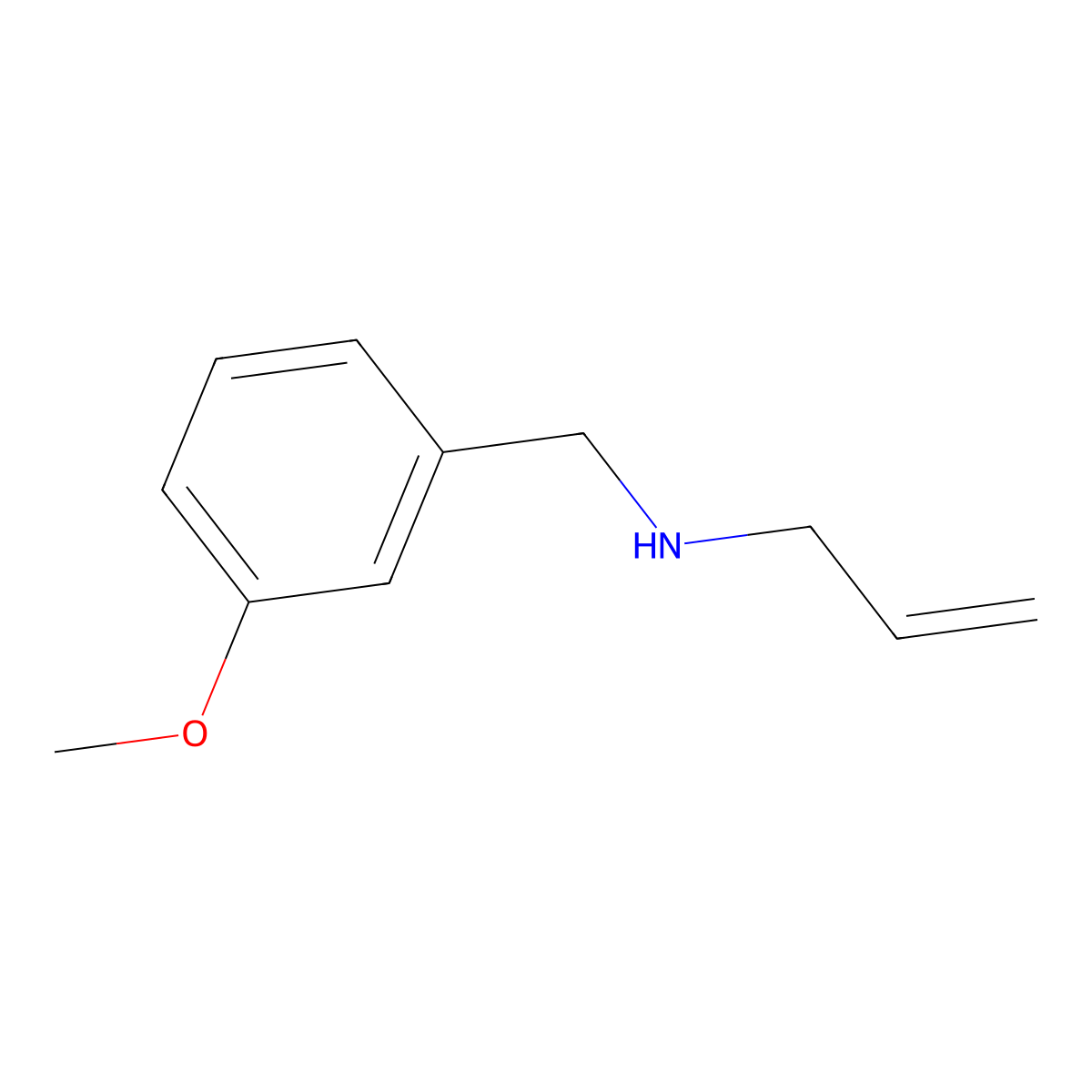 N-[(3-methoxyphenyl)methyl]prop-2-en-1-amine molecular structure, CAS 110841-68-4